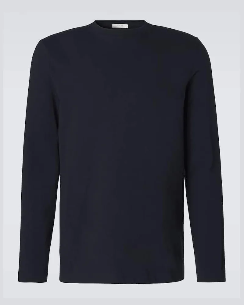 The Row T-shirt Leon in jersey di cotone Nero