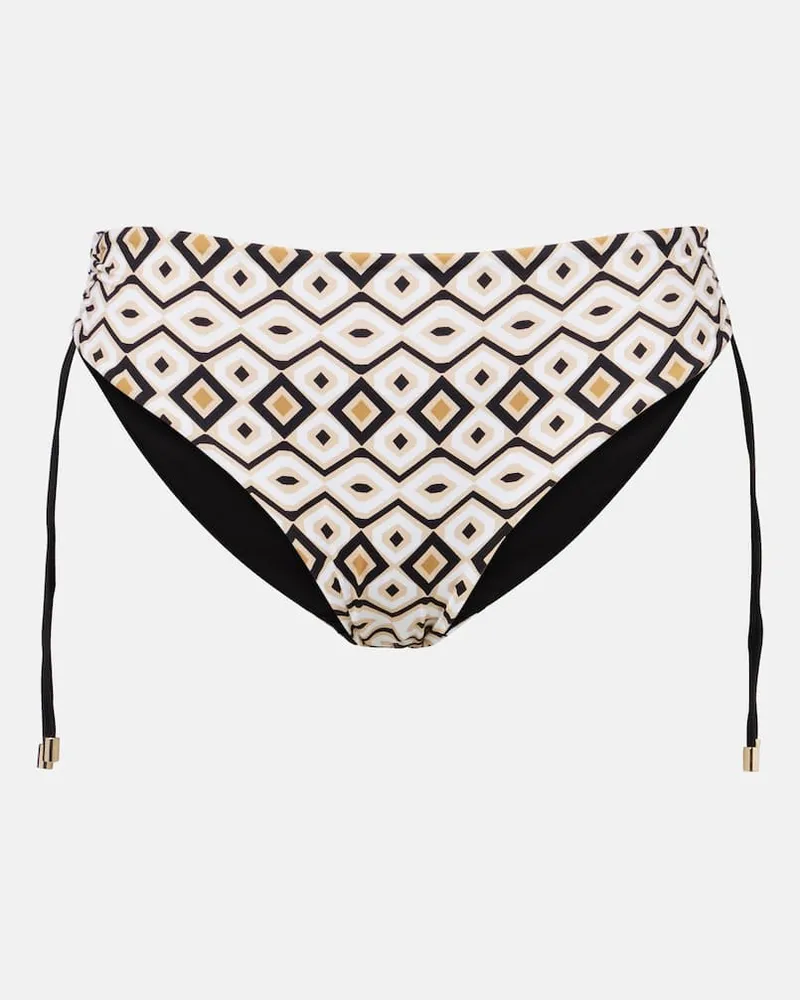 Max Mara Slip bikini Santina con stampa Marrone