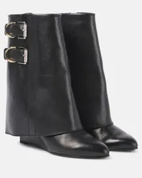 Givenchy Stivaletti Shark Lock Buckles in pelle Nero