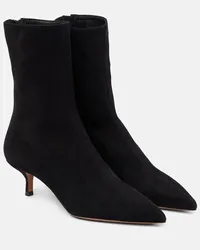 Aquazzura Stivaletti Montmartre 50 in suede Nero