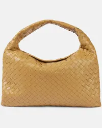 Bottega Veneta Borsa Hop Small in pelle Marrone