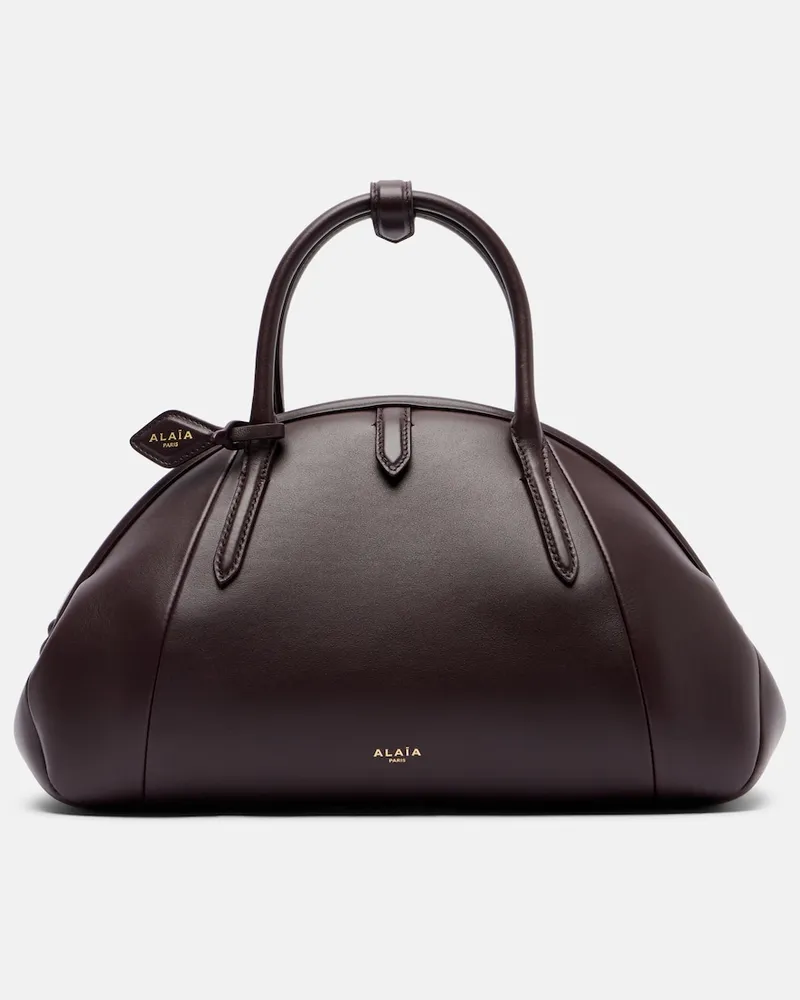 Alaïa AlaÃ¯a Borsa a mano Purse Small in pelle Borgogna