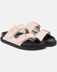 Birkenstock Sandali Arizona Luxe in rafia Rosa