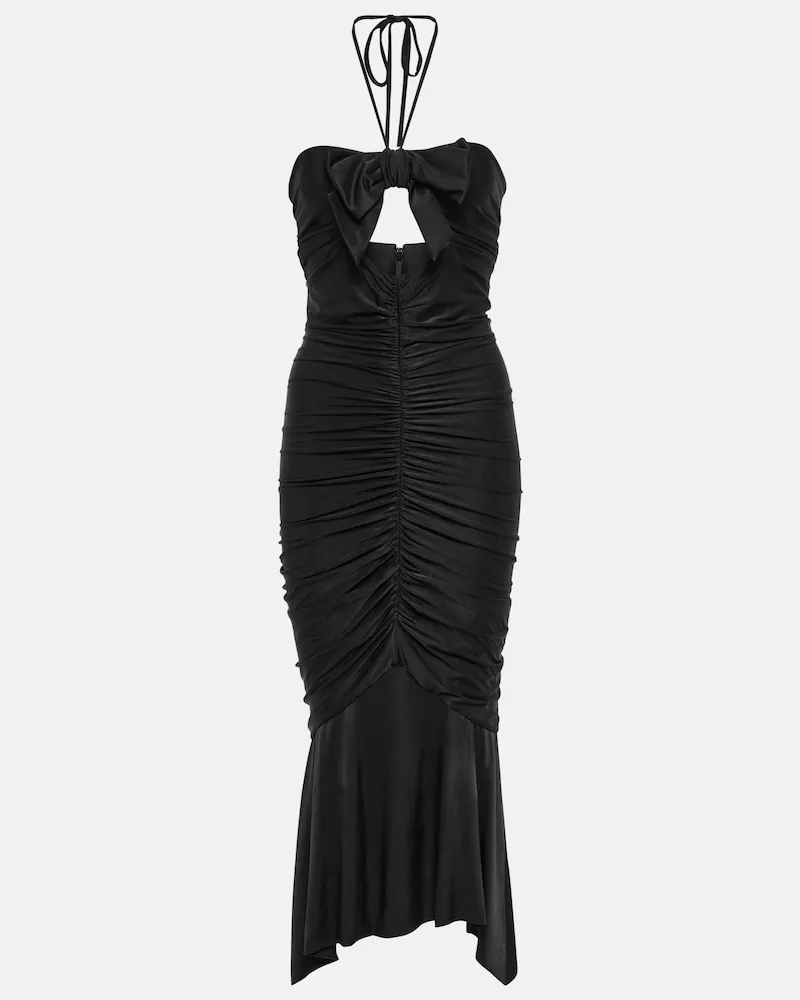 Alexandre Vauthier Abito midi in jersey Nero