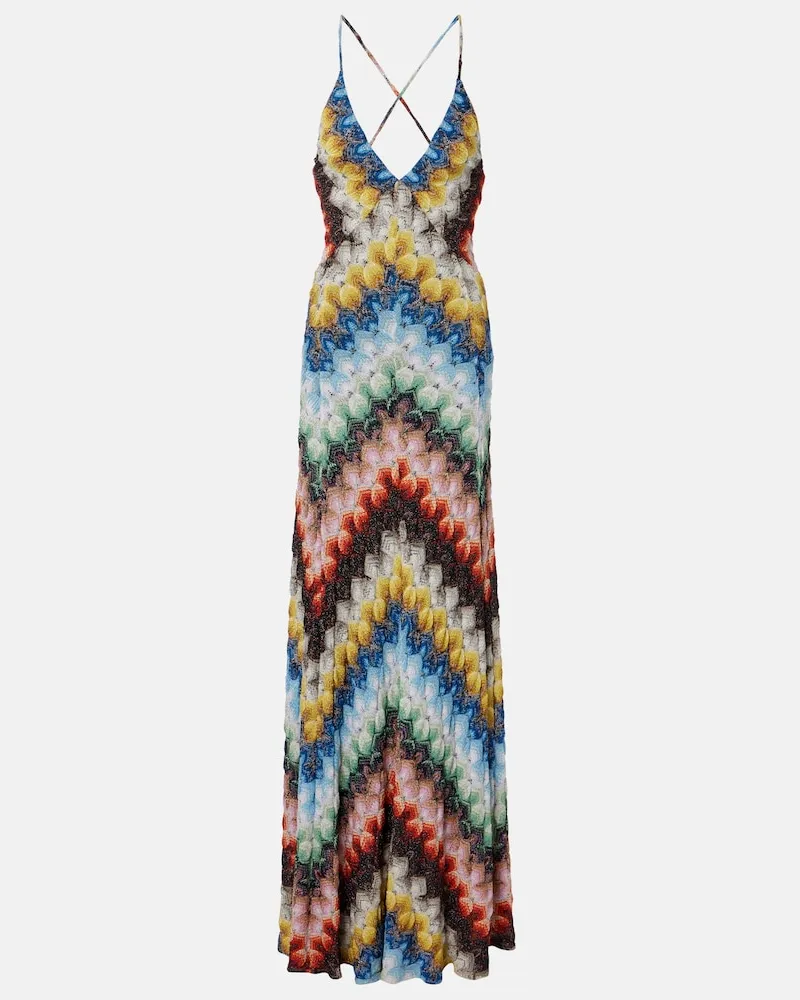 Missoni Abito lungo in lamÃ Multicolore