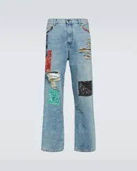 Alanui Jeans regular The Twelve Signs Blu