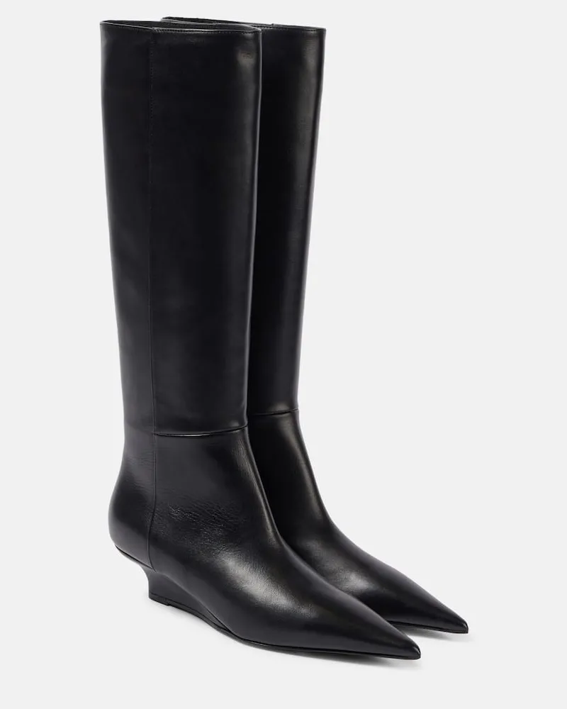 Totême Stivali Sharp 40 in pelle Nero