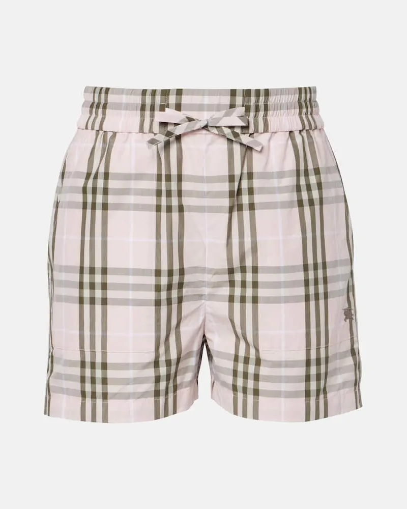 Burberry Shorts Burberry Check in cotone Multicolore