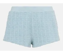 Givenchy Shorts Plage in misto cotone 4G Blu