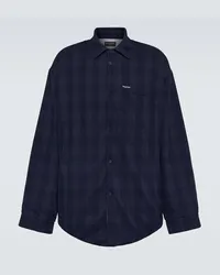 Balenciaga Camicia in cotone Blu