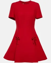 Valentino Garavani Miniabito in crêpe couture Rosso