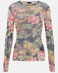 Etro Top con stampa floreale Multicolore