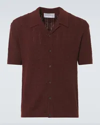 King & Tuckfield Polo in lana Rosso