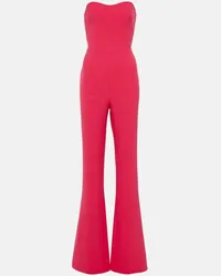 Safiyaa Jumpsuit Immie in crêpe Rosso