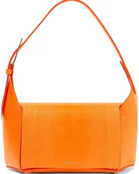 ATTICO Borsa a spalla 7/7 Small in pelle Arancione