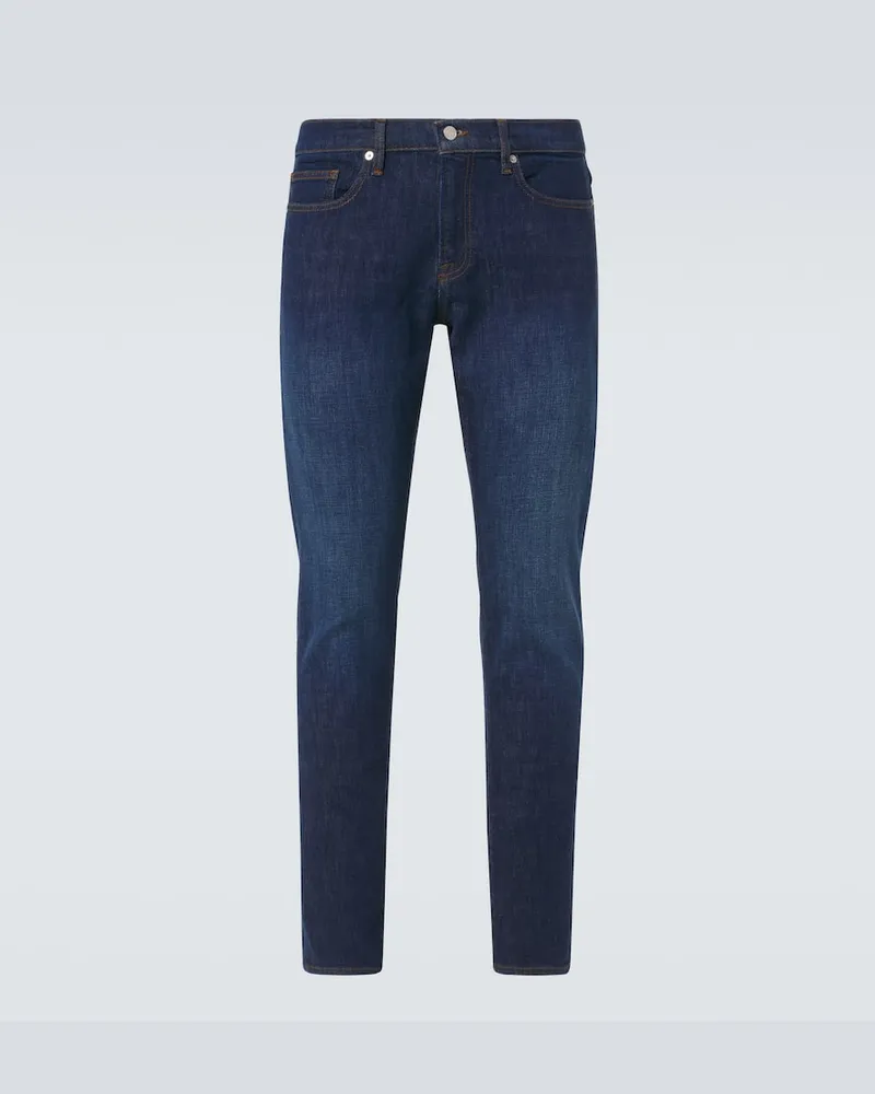 Frame Denim Jeans LâHomme Slim a vita media Blu