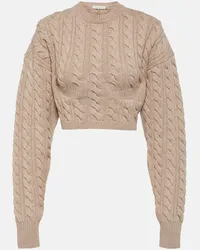 Christopher Esber Pullover in lana e cashmere Beige