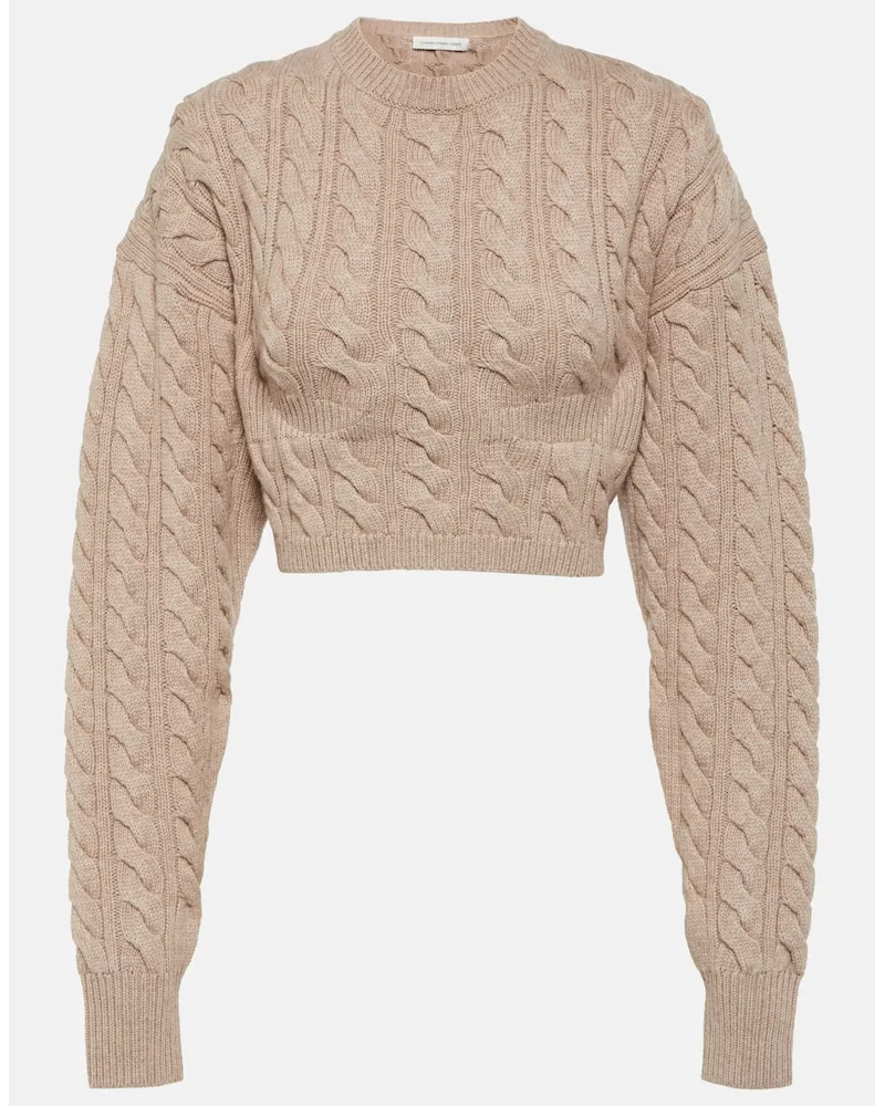 Christopher Esber Pullover in lana e cashmere Beige
