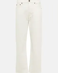 The Row Jeans regular Lesley a vita media Bianco