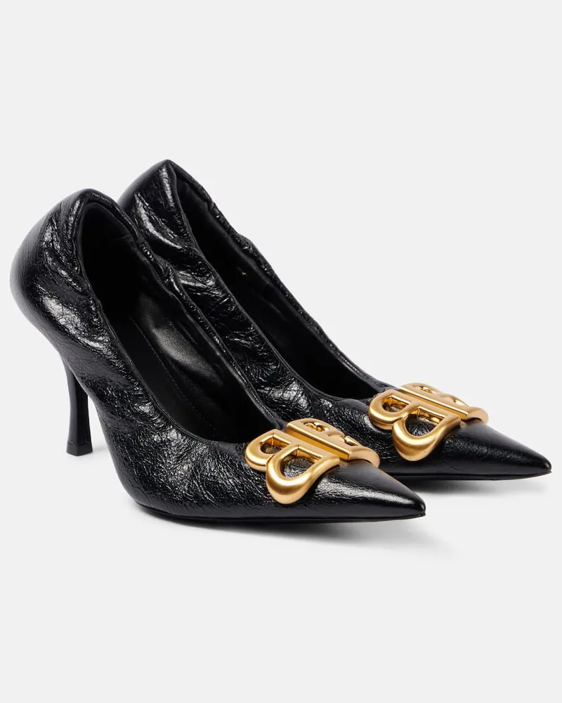 Balenciaga Pumps Monaco 90 in pelle Nero