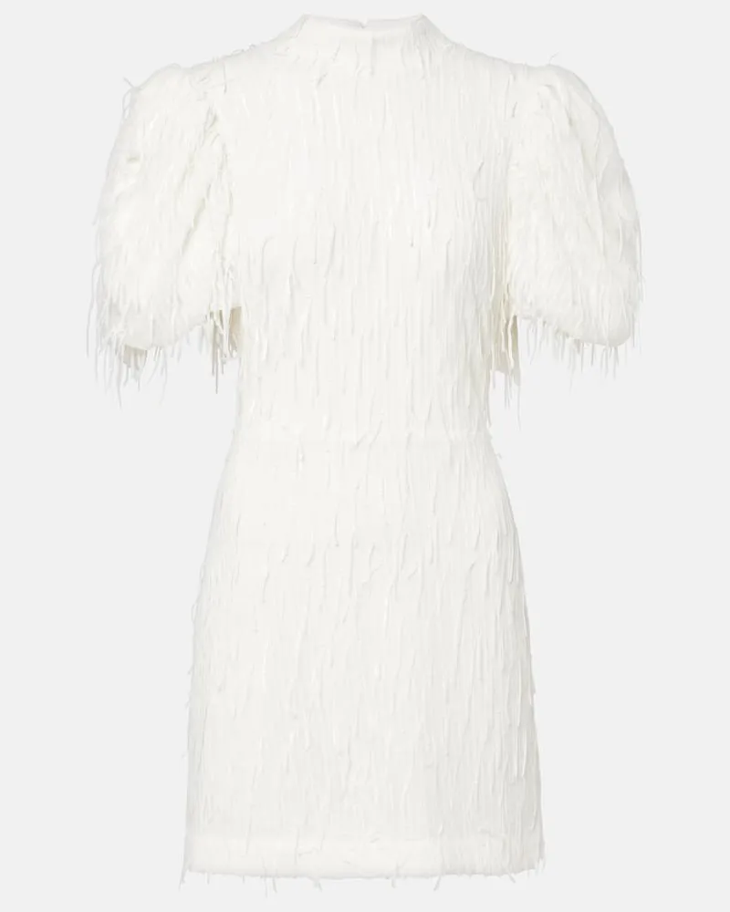 ROTATE Birger Christensen Bridal - Abito corto con paillettes Bianco