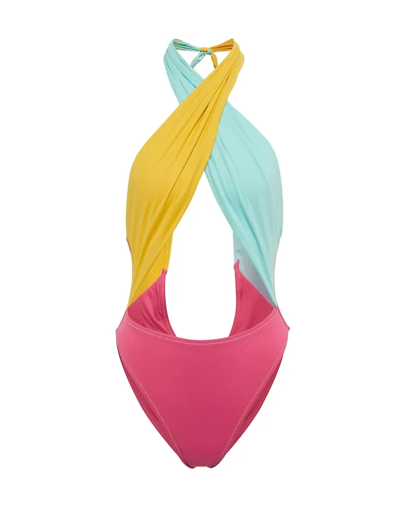 Reina Olga Costume intero con cut-out Multicolore