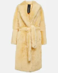 BLANCHA Cappotto in shearling Beige