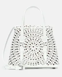 Alaïa Alaïa Borsa Mina 20 New Vienne in pelle Bianco