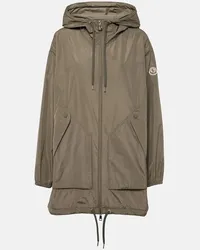 Moncler Parka Melia in taffeta Verde