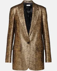 Dries van Noten Blazer Blanchet in tweed Oro