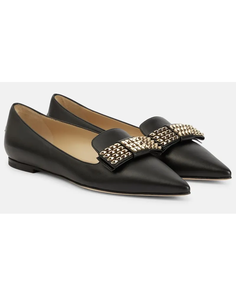 Jimmy Choo Ballerine Gala in pelle Nero