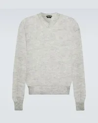 Tom Ford Pullover in misto mohair Grigio