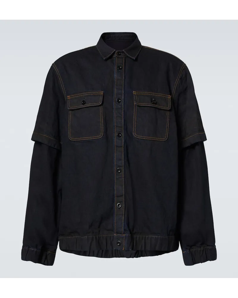 Sacai Camicia di jeans Blu