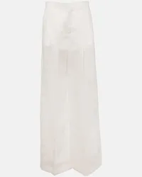 Chloé Chloé Pantaloni Ramie a gamba larga Bianco