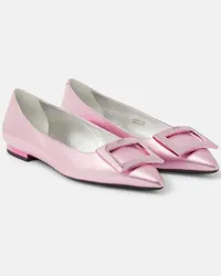 Roger Vivier Ballerine Gommettine in pelle Rosa