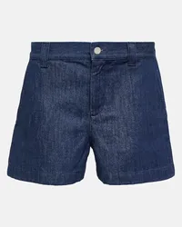 Gucci Shorts di jeans Horsebit Blu