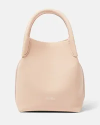 Loro Piana Borsa Bale Small in pelle Beige