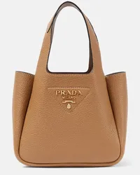 Prada Borsa Mini in pelle Marrone