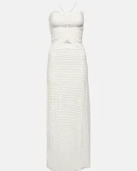 Altuzarra Abito midi Suberi con cut-out Bianco