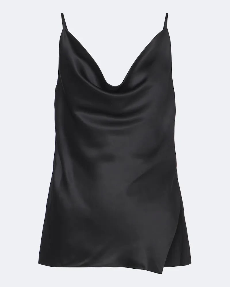 Acne Studios Top in satin Nero