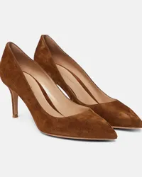 Gianvito Rossi Pumps Gianvito 70 in suede Marrone