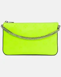 Christian Louboutin Clutch Loubila in pelle Giallo