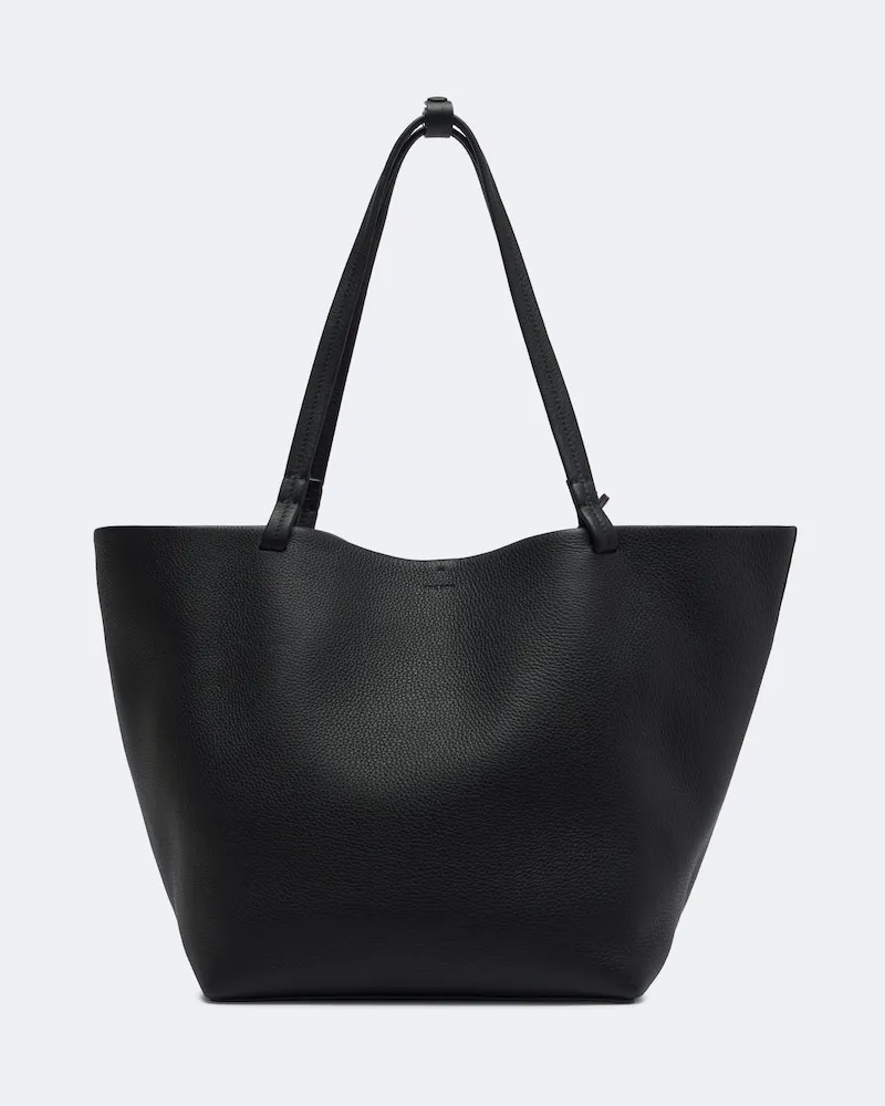 The Row Shopper Park Tote Three in pelle Nero