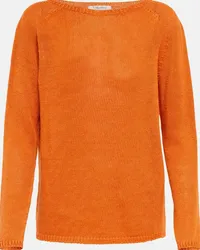 Max Mara Pullover Giolino in lino Giallo