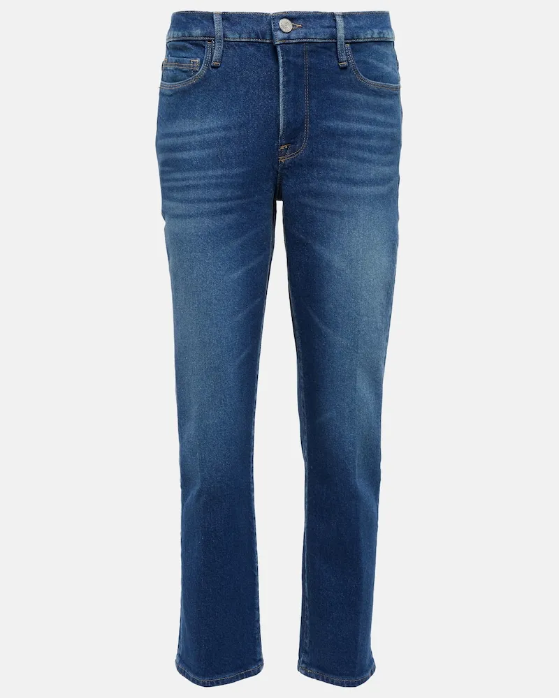 Frame Denim Jeans regular Le Nouveau a vita media Blu
