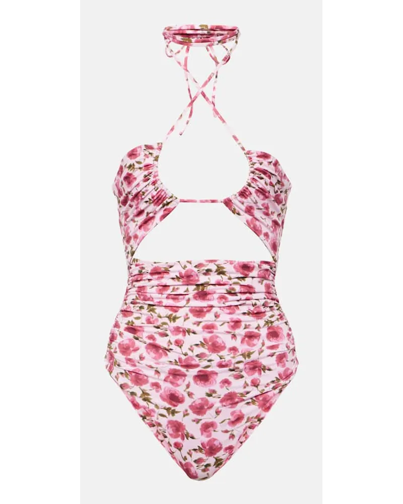 Magda Butrym Costume intero con cut-out Rosa