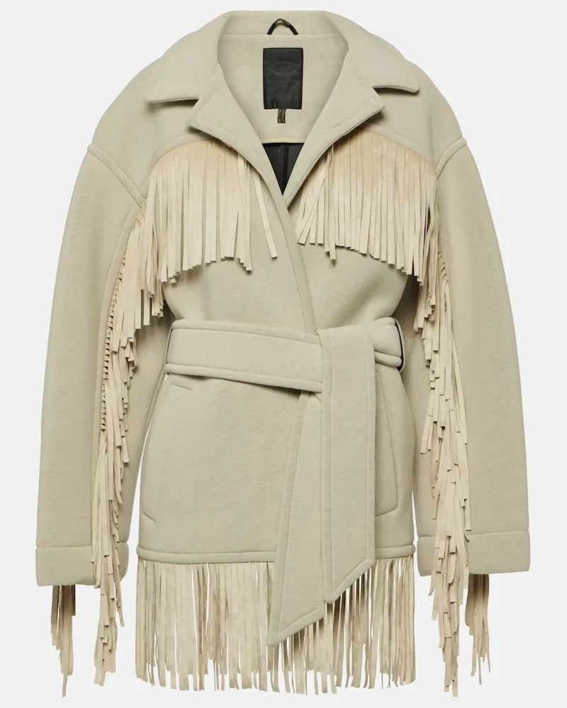GOLDBERGH Giacca con frange Beige