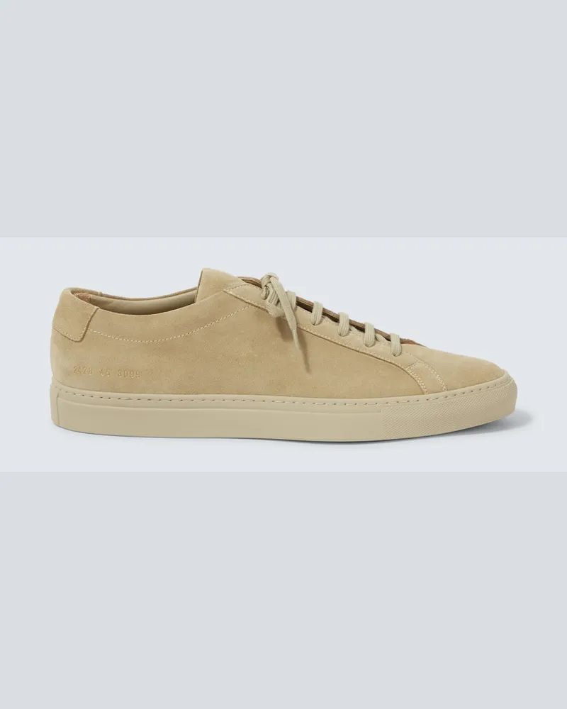 Common Projects Sneakers Achilles in suede Bianco