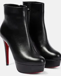 Christian Louboutin Stivaletti Bianca in pelle Nero