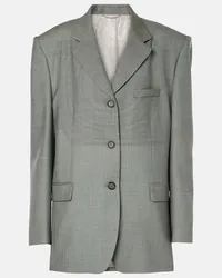 Magda Butrym Blazer oversize in lana Grigio